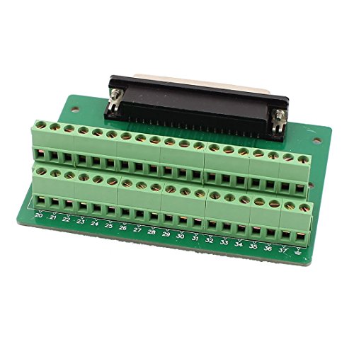 Adaptador hembra de doble fila de tornillo Uxcell bloque de terminales electrónico 2