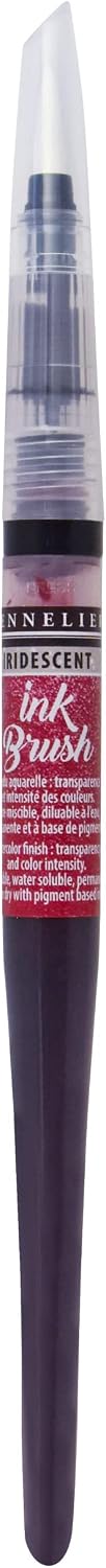 Sennelier Ink Brush Pen, 0.22 oz, Iridescent Magenta