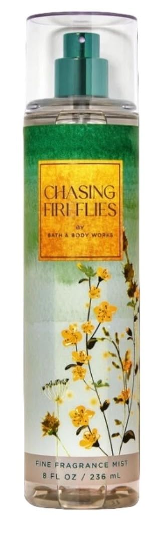 Bath and Body Fine Fragrance Mist CHASING FIREFLIES 8oz Body Spray Mist Bottle