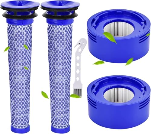 Rebirthcare 2 stück v7 v8 Filter für Dyson, ersatzteile für Dyson v7 v8...