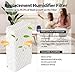 KingBra 4Pcs Humidifier Wicking Filters Replacement Filter Compatible with Relion WF813 ReliOn RCM-832