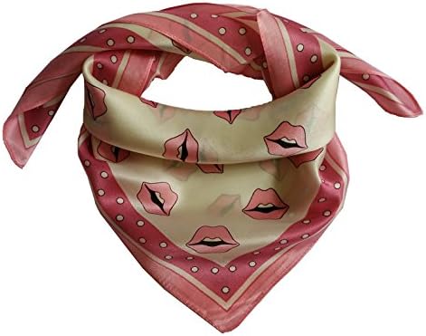 SeaBright Women's Silk Scarf 100% Silk 13 Momme Square 53 x 53 cm