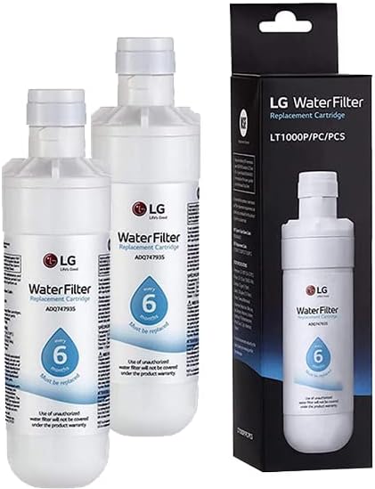 Replacement for LG Water Cap LT1000P/PC/PCS, ADQ74793501, （2 Pack）