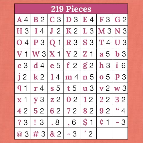 Image of Carson Dellosa Woodland Brights 219-Piece Prepunched Bulletin Board Decorations, 4 inch Colorful Letters, Numbers, and Symbols for Party, Back to School Decorations, and Classroom Decor