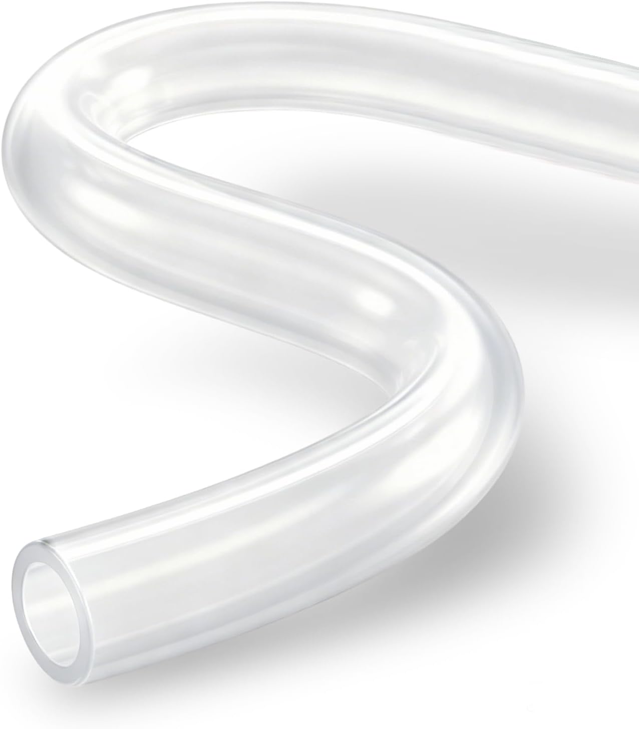 Food Grade Silicone Tubing 3/4" ID x 1" OD 20 Feet Platinum Cured, High Temp Pure Silicone Hose for Home Brewing, Beer Line, Wine Making, Kegerator, Aquaponics, Peristaltic Pump Tubing