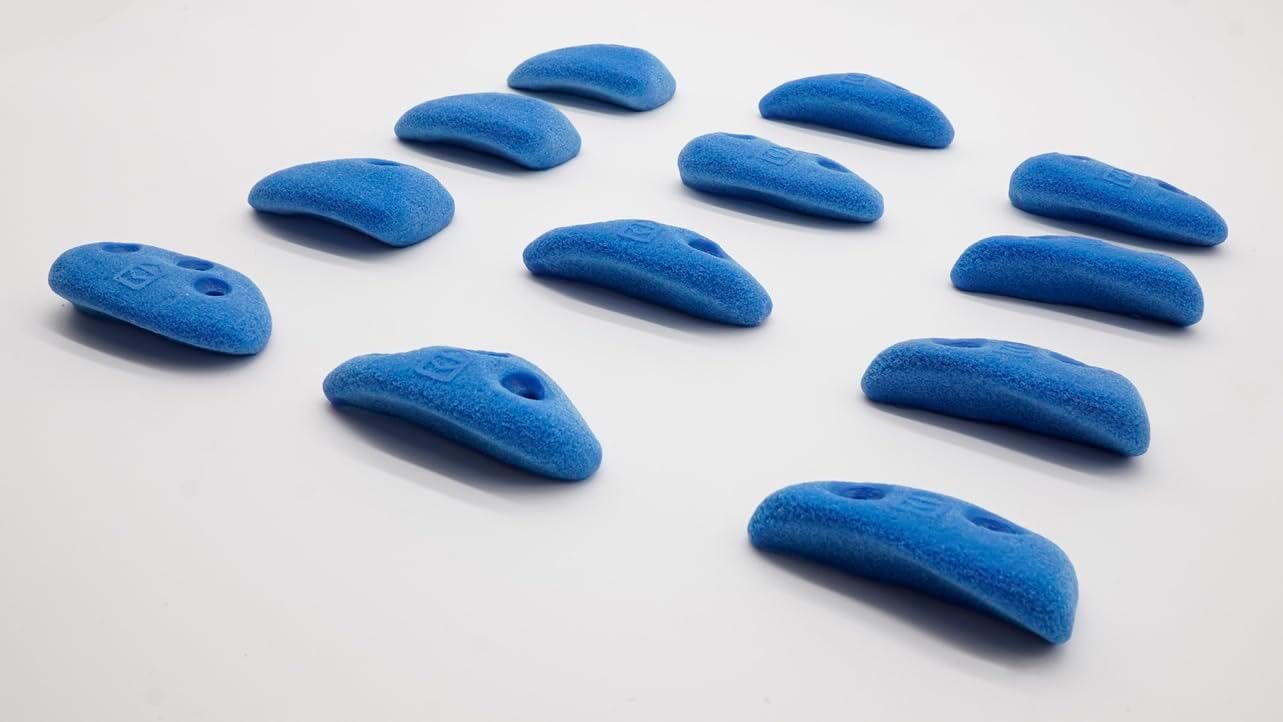 12 Crimps Screw On Rock Climibing Holds Home Climbing Wall Bouldering Gym Holds. Crimp Holds for Advanced Climbing Levels. Small Holds for Crimping.