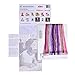 Thea Gouverneur - Counted Cross Stitch Kit - Sewing Basket Kitten - Aida - 16 Count - Embroidery Kit for Adults - DMC Embroidery Threads and Other Cross Stitch Supplies Included - 736A