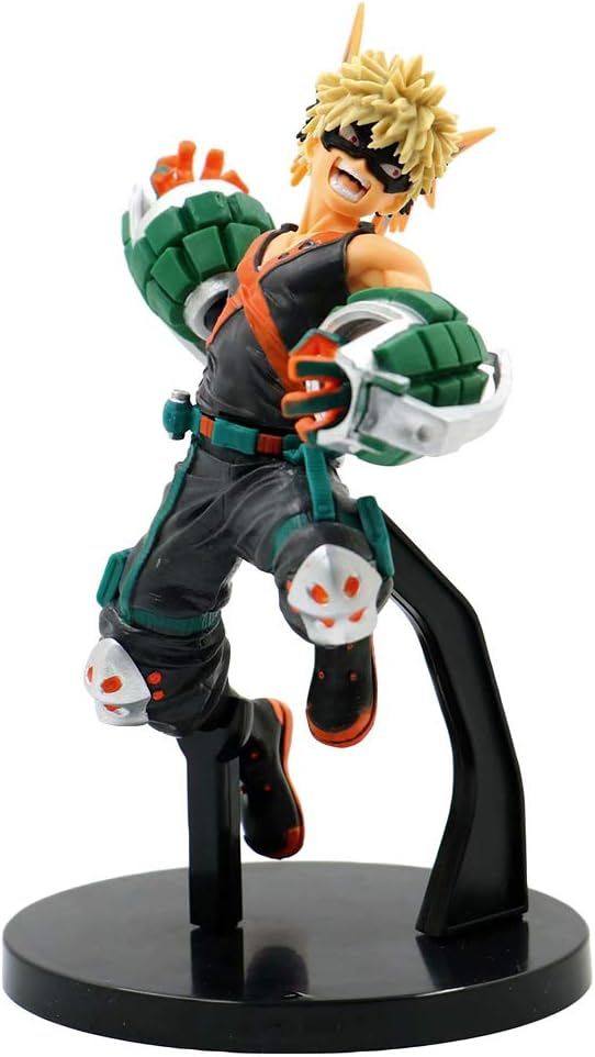 Templom SIX My Hero Academia Action Figure,Izuku Midoriya Todoroki Shoto Katsuki Bakugou Vinyl Figure Collectible PVC Figure for Kids Teens and Anime Fans( Katsuki Bakugou-1)