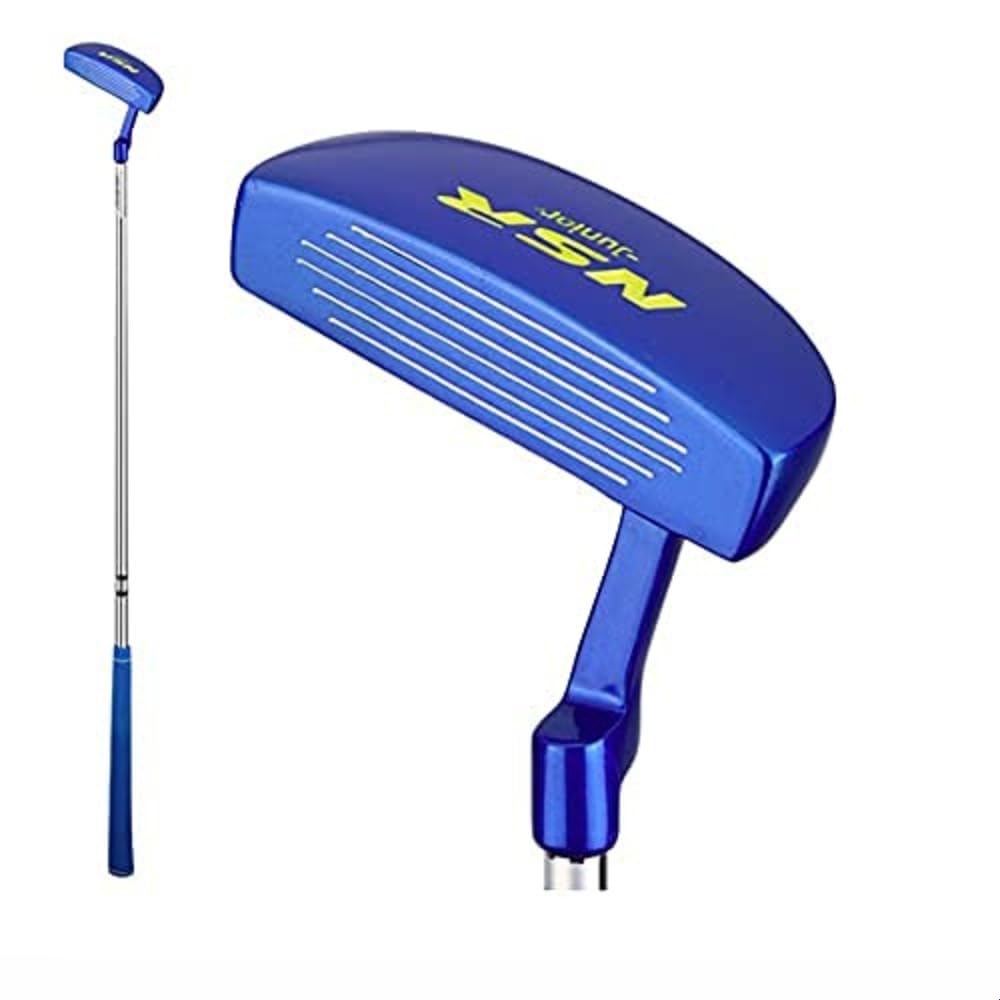Left Handed Golf Putters for Kids Beginners Golf Practice Golf Clubs Push Rod Stick LH Junior Boys Girls (Blue,Age 9-12,Left)