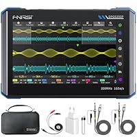 FNIRSI DPOS350P 4-in-1 Tablet-Oszilloskop 350 MHz, Spektrumanalysator 200 kHz – 350 MHz, Frequenzganganalysator DDS-Generator, 2-Kanal-Handoszilloskop 1 GSa/s, 7-Zoll-Touchscreen, digitaler Phosphor