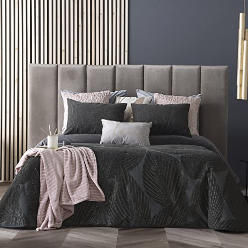 Antilo Colcha bouti Level - Color Negro - Cama 180 cm