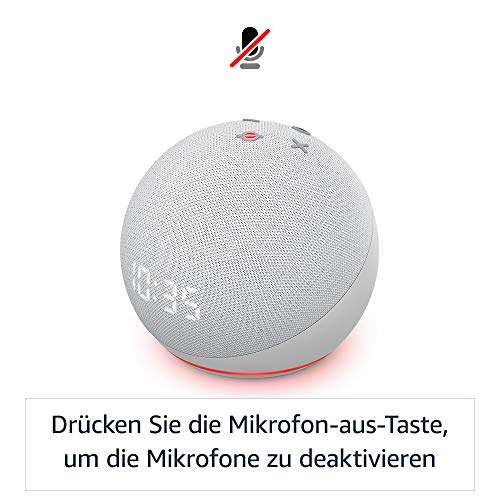 Echo Dot (4. Generation) | Smarter Lautsprecher mit Uhr und Alexa | Blaugrau - Image 7