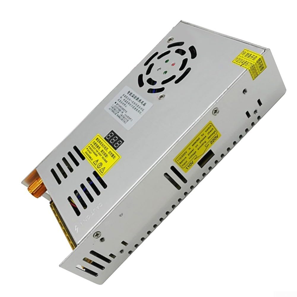 Alimentatore DC 0-24V 20A 480W Display digitale regolabile | Display digitale, regolazione precisa della tensione, intervallo di regolazione 0-24V, per laboratori e officine