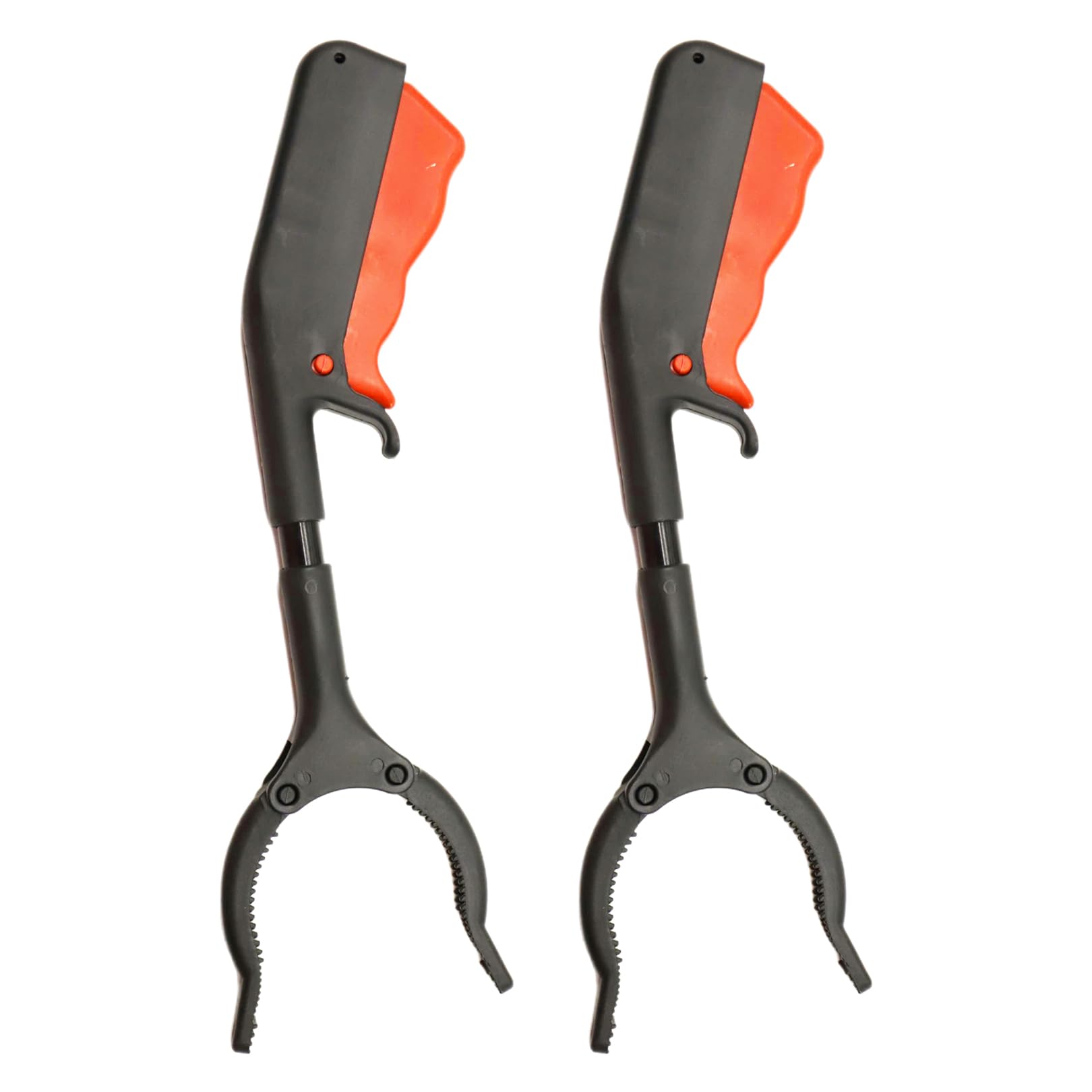 2Pièces Pince Ramasse Objet,Dechet Préhension de Ramassage Des a Déchets,Frutales Se Les Objets en Télescopique Outils,Ramasser Attrape Baisser Outil,Feuille Herbe Grabber,pour Tout Ramasse-Déchets
