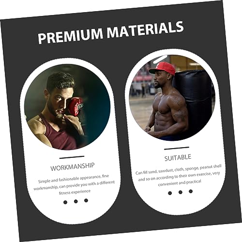 Mikikit Empty Durable Exercise Sandbag for Karate Boxing Training Weight for Workouts Suitable for Indoor and Outdoor Use