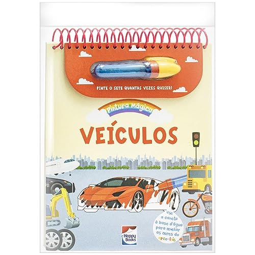 livro pintura magica veiculos