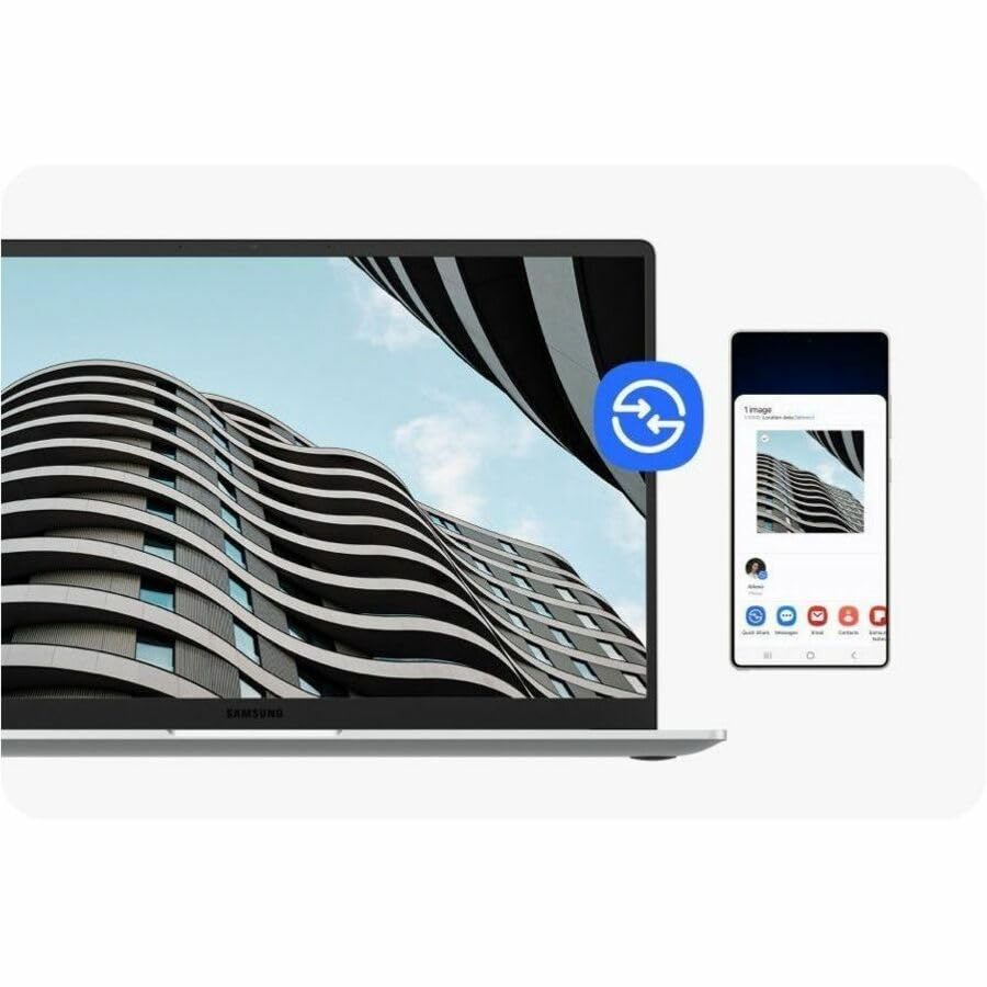 Image of Samsung Galaxy Book5 NP754XHD-KB2US 15.6 inch Notebook - Full HD - Intel Core Ultra 5 225U - 16 GB - 256 GB SSD - Silver
