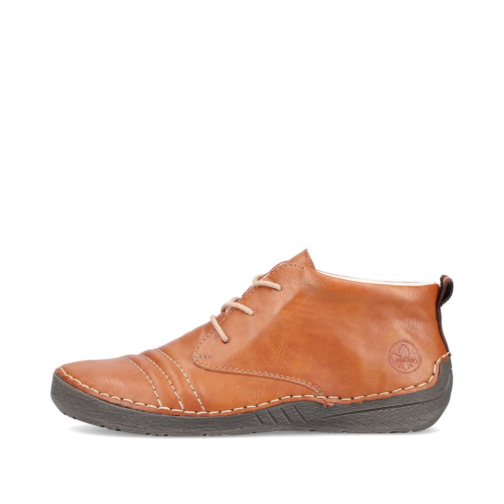 Rieker Damen Bequemschuhe 52532, Frauen Schnürhalbschuhe