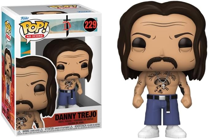 POP Movie Icon: Danny Trejo Funko Vinyl Figure (Bundled with Compatible Box Protector Case) Multicolored 3.75 inches - Image 2
