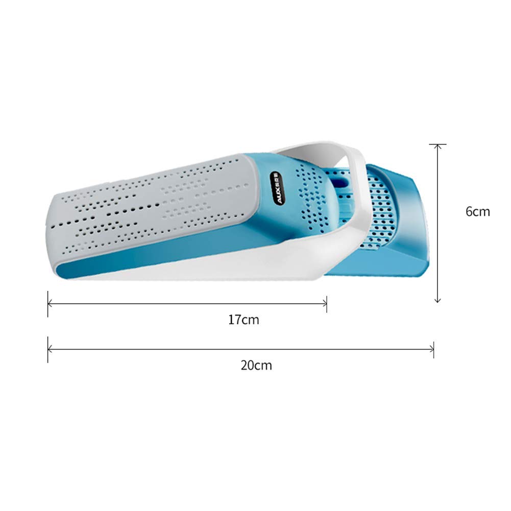 MU Secador de Zapatillas Portátil Secador de Botas Calentador de Zapatos Desodorización Zapatos de Esterilización Calentadores, Luz Púrpura Telescópica,C