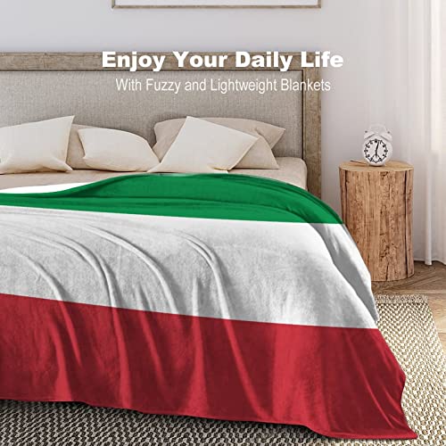 Couverture en flanelle drapeau Italie plaid canapé antistatique - 3