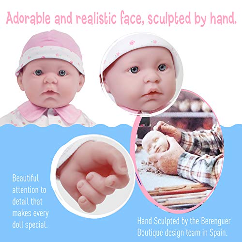 JC Toys, la Baby 20-Inch Soft Body Pink Play Doll
