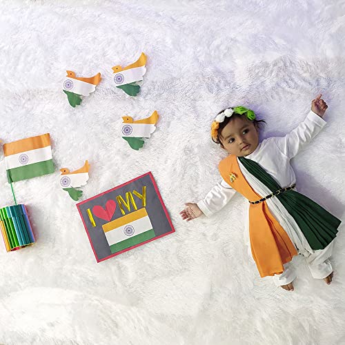 Image of Quago White Fur Fabric Unstitched Super Soft Cloth for Baby Photoshoot, Soft Toys Making, Art and Craft, Dress Material, Decoration etc. (1 Mtr, 60 Inch Pana) Solid