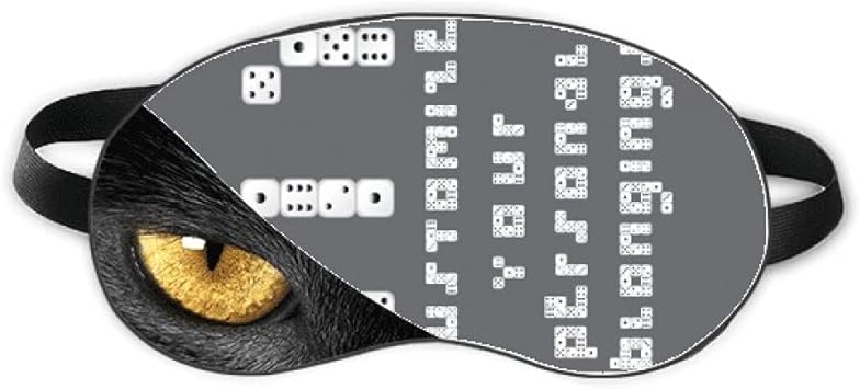 Amazon ふるい英語イラストパターン 休み目の遮光美容眼帯 Beauty Gift アイピロー アイマスク