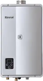 Rinnai E33-32,5 litros GLP Prata - Aquecedor de Água a Gás Digital REU-E331 FEH