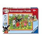 Ravensburger - Puzzle Bambini 4 Anni | Bing | Puzzle 2x24 Pezzi Bambini 26x18cm | Giochi Bambini 4 Anni | Regalo Bambina 4 Anni E Bambino | Bing Peluche