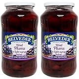 Belveder Canned Fruits (2 - PACK, Plum Halves)