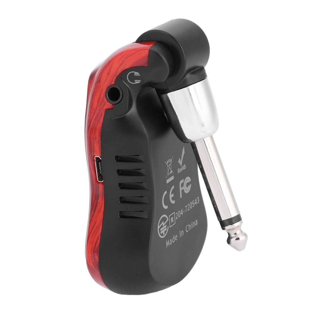 Bluetooth Gitarren Effekte Effektor, tragbare Bluetooth-Gitarre Effektor 3,5 mm Ausgang Jack 5 Sound-Modi Zubehör