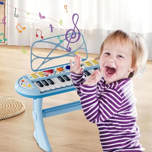 Teclado de piano para niños ideal para jugar y cantar en la sala o el jardín de casa 2