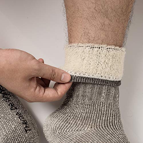 Premium Merino Wool Socks Outdoor Cushioned Warm Hiking Socks Moisture Wicking 3 Packs2