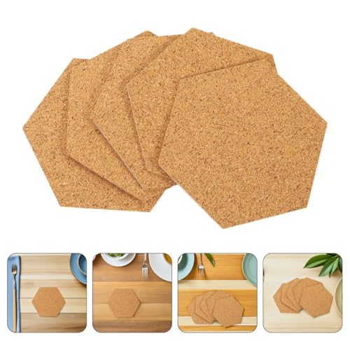 Tapis de liège hexagonal isolant phonique et auto-adhésif - 7