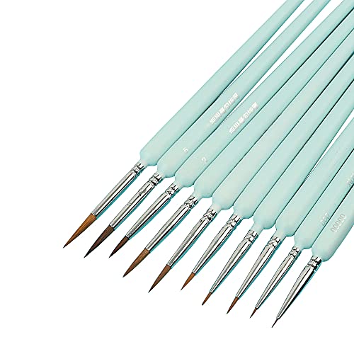 Jowoart 10Pcs Miniature Paint Brushes cover