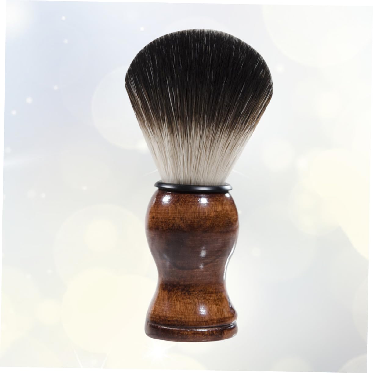 Outanaya Portable Beard Cleaning Brush for Men Soft Nylon Bristles Skin-friendly Shaving Brush for Easy Grooming Compact Design for Travel
