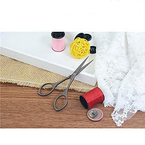 Küchenschere, Küchenschere aus Edelstahl, klassisch, Vintage, scharf, für Zuhause, Küche, Büro, manuelle Heimwerkerwerkzeuge (goldfarben)
