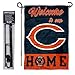 Bears Welcome to Our Home Garden Flag and Flagpole Mount