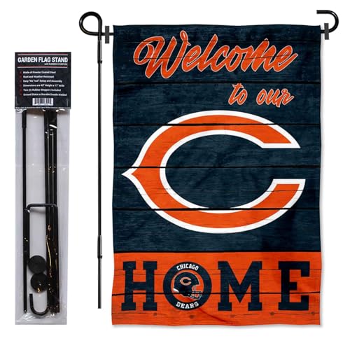 Drapeau de jardin Bears Welcome anti-vent avec support stable inclus - 2