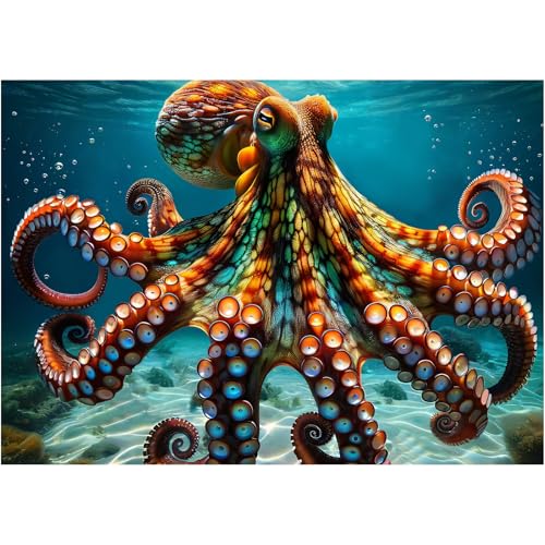 Puzzle de 1000 piezas Tema Octopus 14 años miniatura 1