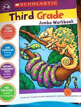 Paperback Scholastic Jumbo Workbook, Grade 3 (Scholastic Jumbo Workbooks) Book