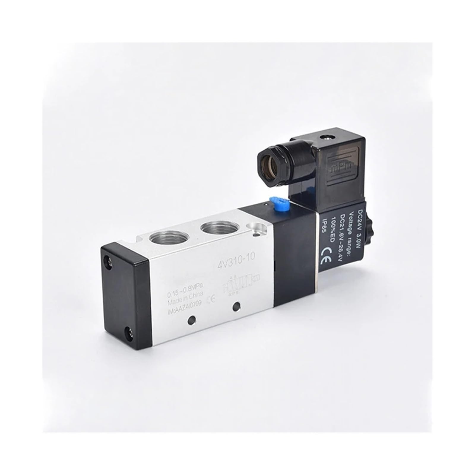 1 szt. Elektrozawór elektromagnetyczny pneumatyczny 5-drożny, 2-pozycyjny zawór elektromagnetyczny 4V210-08 4V310-10 12 V 24 V 220V Elektrozawór pneumatyczny (AC380)