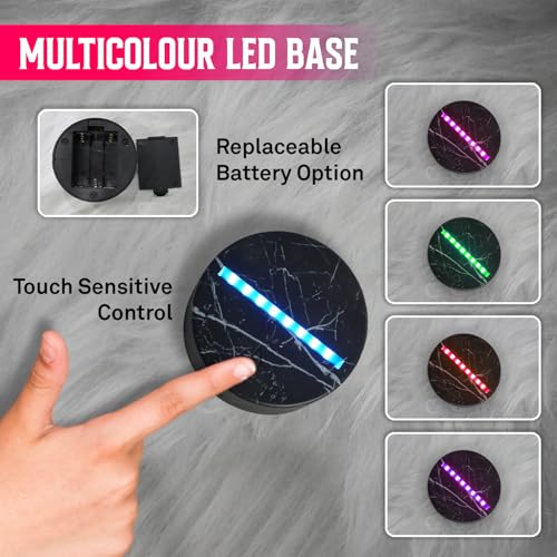 Image of 3D Illusion Formula One Racing Car Nightlight for Kids Room, Living Room, Bedroom & Gaming Room Decor Light | Automatic Color Changing Light & USB Powered