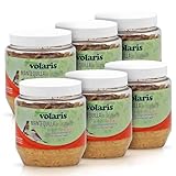 Eggersmann volaris 6 x 350 g de mantequilla de cacahuete premium para aves silvestres, alimentos grasos ricos en calorías, mantequilla de cacahuete, pájaros, en plástico, cristal (6 x 350 g, insectos)