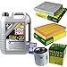 Produktbild Filter Set Inspektionspaket 5 Liter Liqui Moly Motoröl Special Tec F 5W-30 MANN-FILTER Innenraumfilter Luftfilter Ölfilter