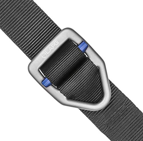 LA Police Gear Light Duty V-Ring Buckle Men's Belt, Police Thin Blue Line Belt2