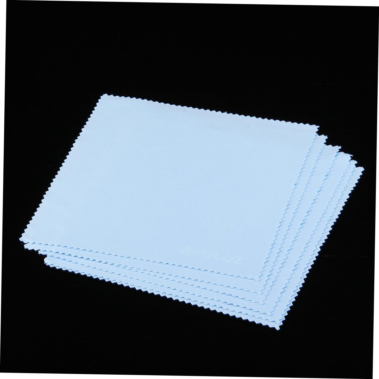 Ciieeo 500piezas Paquete De Paños De Microfibra Para Limpiar Gafas y Pantallas Suaves Reutilizables y Portátiles Para Lentes Electrónica y Joyas Color Azul