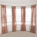 Decopolitan Drapery Bay Window Curtain Rod Set, Oil Rubbed Bronze