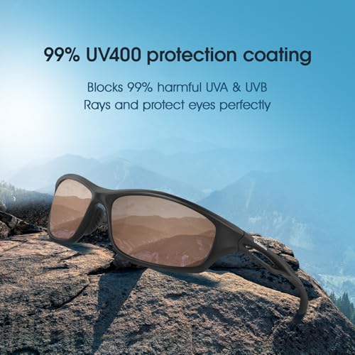 Image of Duduma Polarized Sports Sunglasses for Men Women Running Cycling Fishing Golf Driving Shades Sun Glasses Tr90